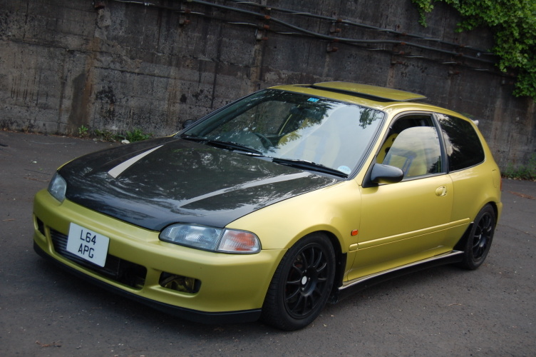 Check out Owner Gerry Brady's civic turbo